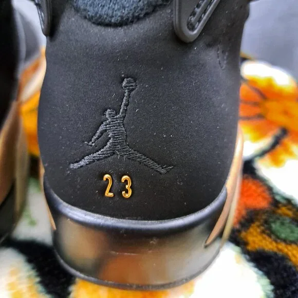 %Size 10.5 Nike Air Jordan 6 Retro DMP CT4954-007 Black/Gold Men AJ20